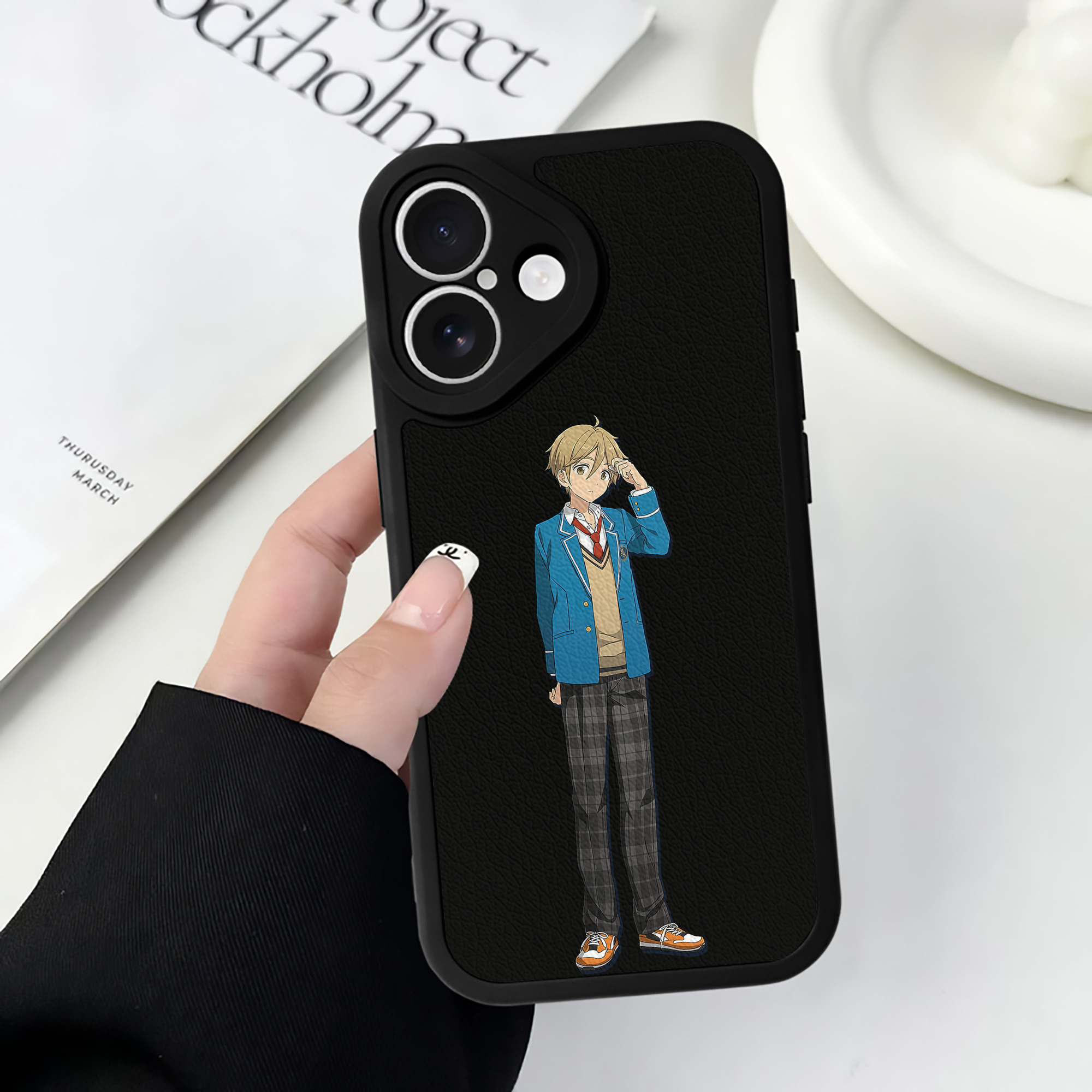 （画像用） あんさんぶるスターズ! Ensemble Stars 【iPhone 16シリーズ対応】シリコンスマホケース（レザー調） 材質：シリコン
